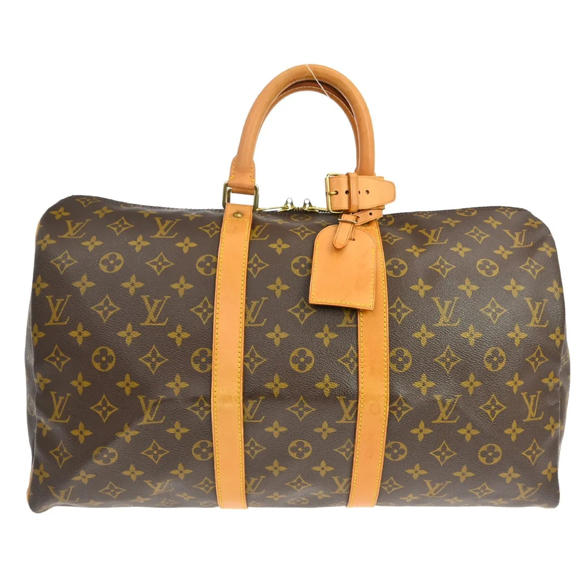 Louis Vuitton Keepall Monogram Canvas Brown Canvas Travel Bag Bag (Pre-Owned)