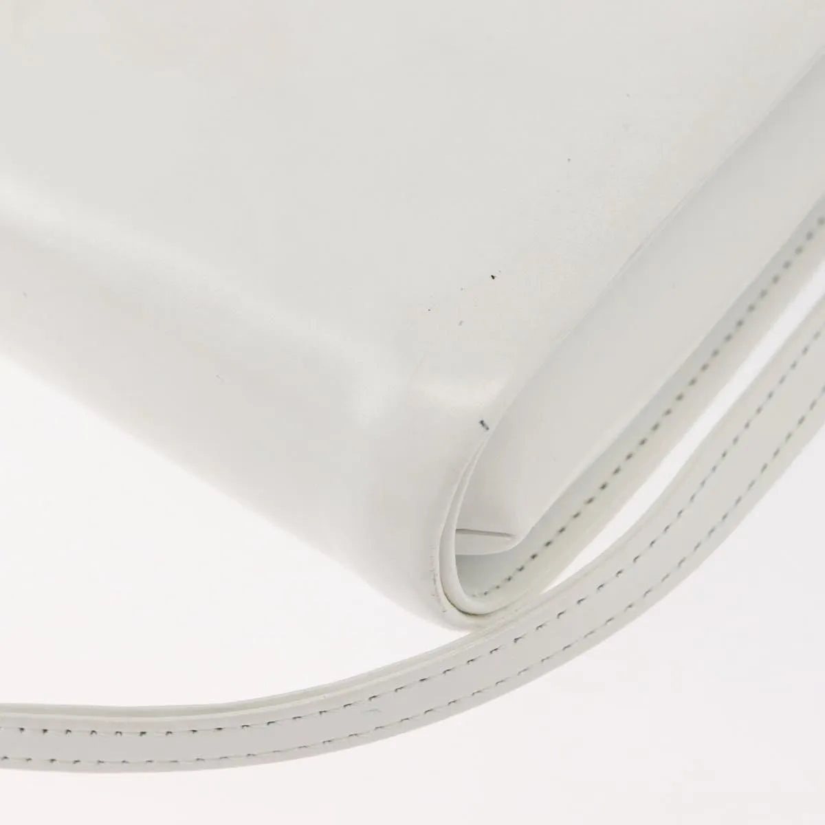 Givenchy Vintage 4G Leather White_Gold Leather Shoulder Bag Bag (Pre-Owned)