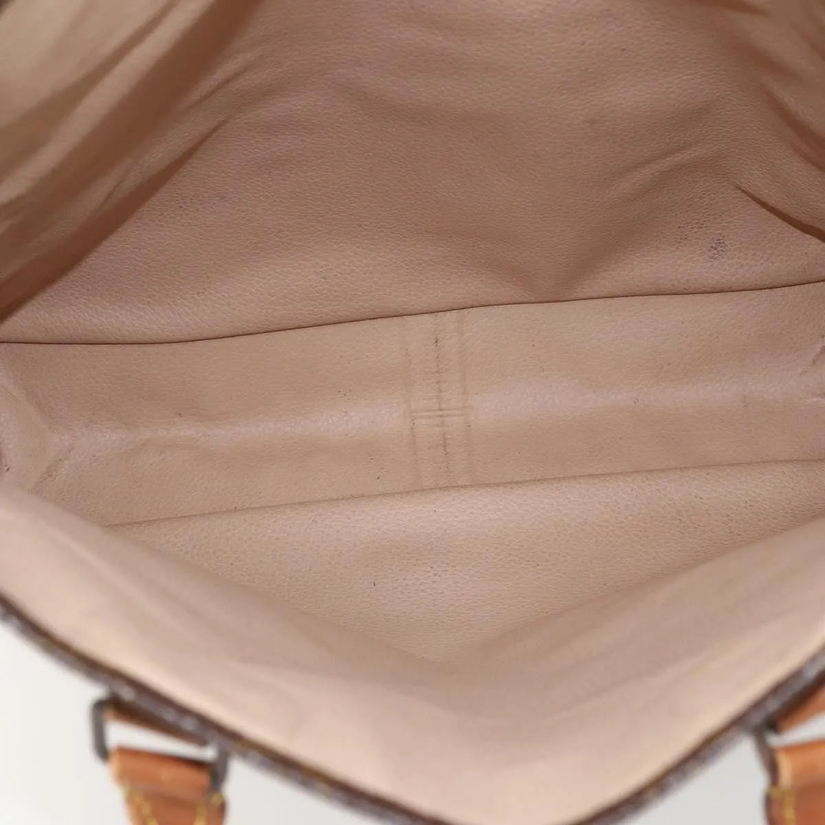 Louis Vuitton Sac Plat Monogram Brown Canvas Tote Bag Bag (Pre-Owned)
