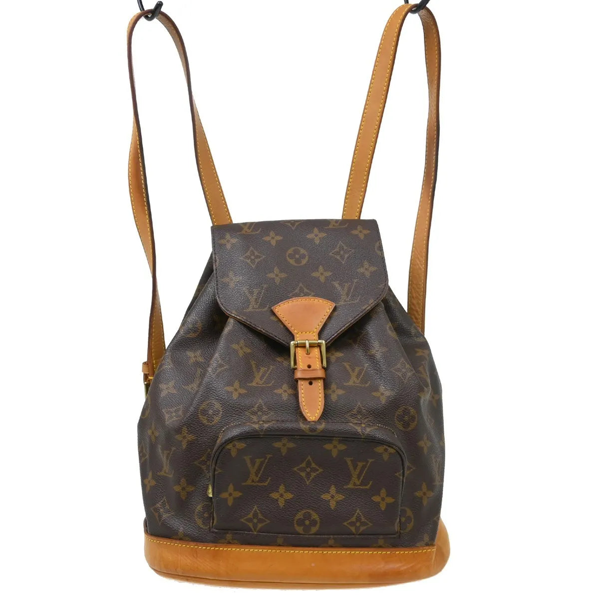 Louis Vuitton Vintage Montsouris Monogram Canvas Brown Canvas Backpack Bag (Pre-Owned)