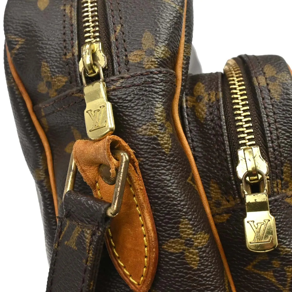 Louis Vuitton Nil Messenger Monogram Canvas Brown Canvas Shoulder Bag Bag (Pre-Owned)