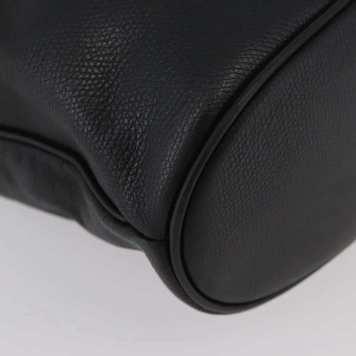 MCM Vintage Vicetos Leather Black Leather Shoulder Bag Bag (Pre-Owned)