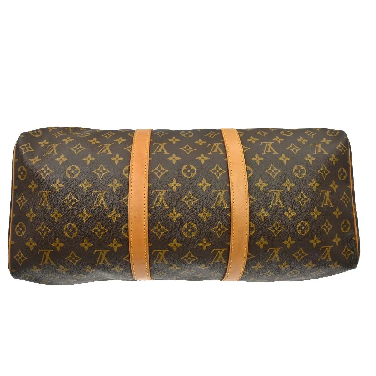 Louis Vuitton Keepall Monogram Canvas Brown Canvas Travel Bag Bag (Pre-Owned)