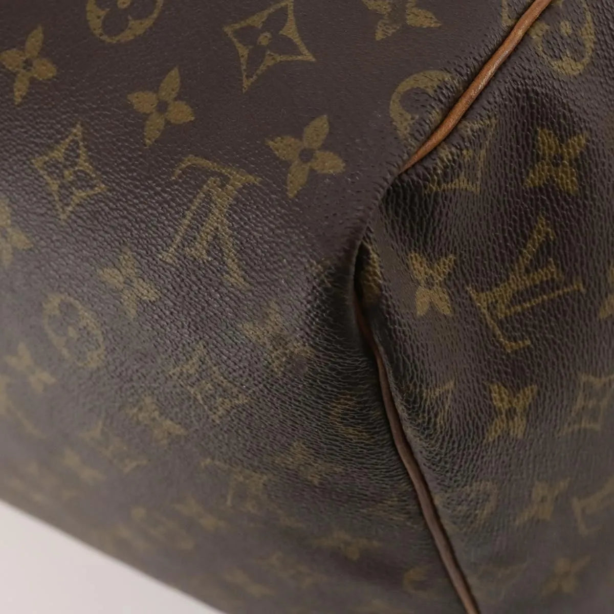 Louis Vuitton Keepall Monogram Canvas Brown Canvas Travel Bag Bag (Pre-Owned)