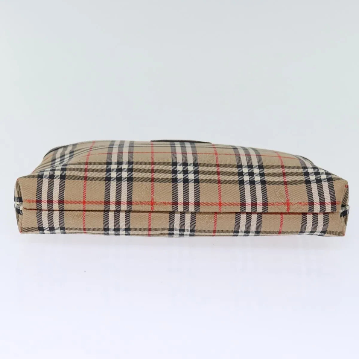 Burberry Nova Check Pochette Canvas Beige Canvas Clutche & Pouche Bag (Pre-Owned)