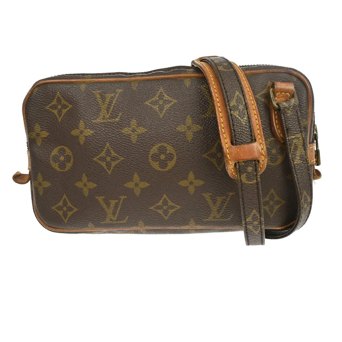 Louis Vuitton Pochette Marly Bandouliere Monogram Canvas Brown Canvas Shoulder Bag Bag (Pre-Owned)