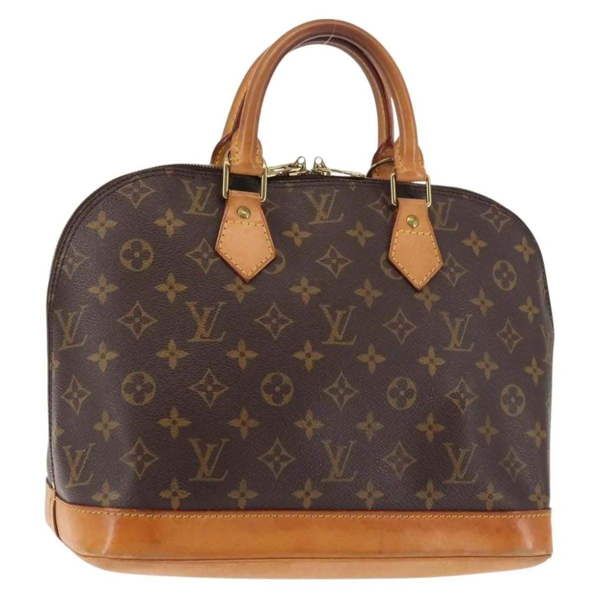 Louis Vuitton Alma Monogram Canvas Brown Canvas Handbag (Pre-Owned)