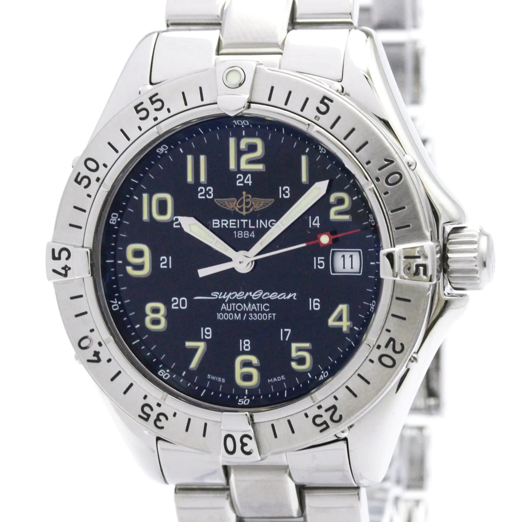 Breitling Superocean 1000M Automatic Stainless Steel Watch (Pre-Owned)