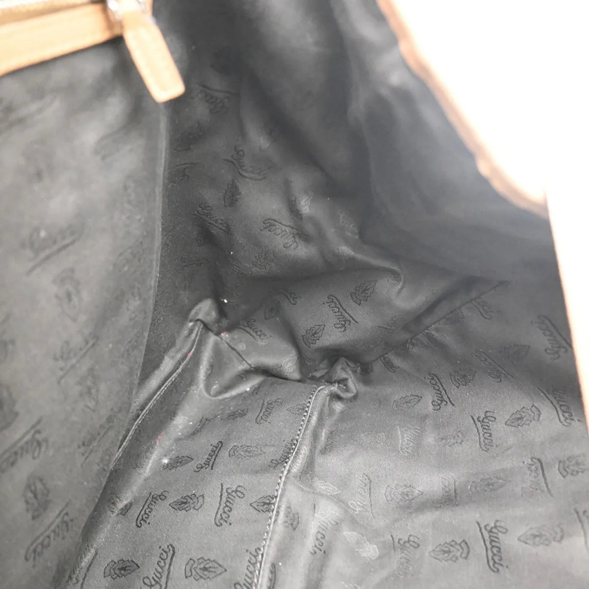 Gucci Twins Tote Guccissima Leather Brown Leather Tote Bag Bag (Pre-Owned)