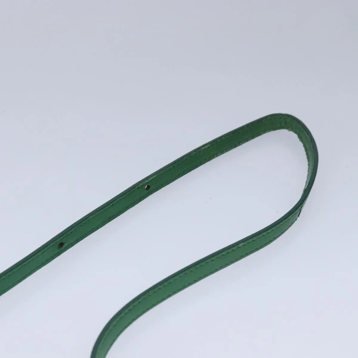 Celine Trio Leather Green Leather Shoulder Bag Bag (Pre-Owned)