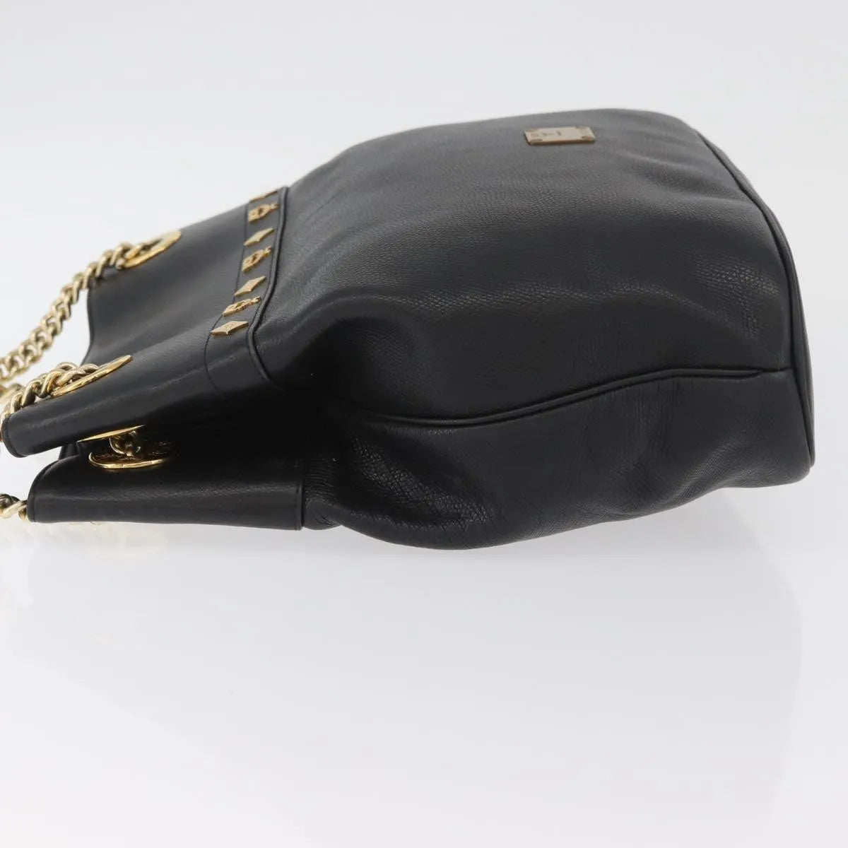 MCM Vintage Vicetos Leather Black Leather Shoulder Bag Bag (Pre-Owned)