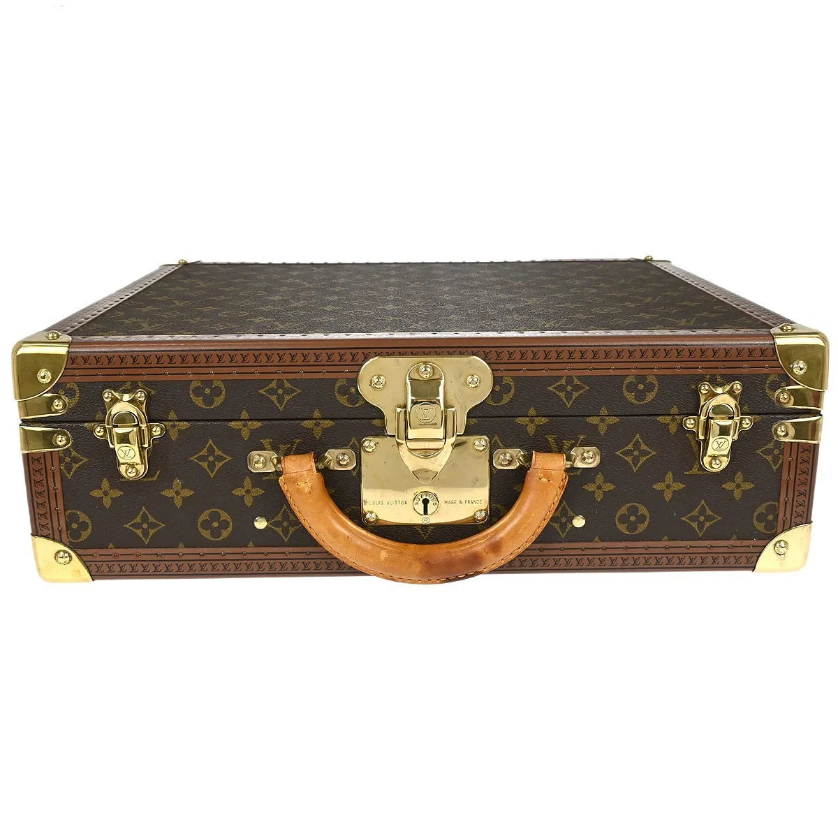 Louis Vuitton Cotteville Trunk Monogram Canvas Brown Canvas Travel Bag Bag (Pre-Owned)