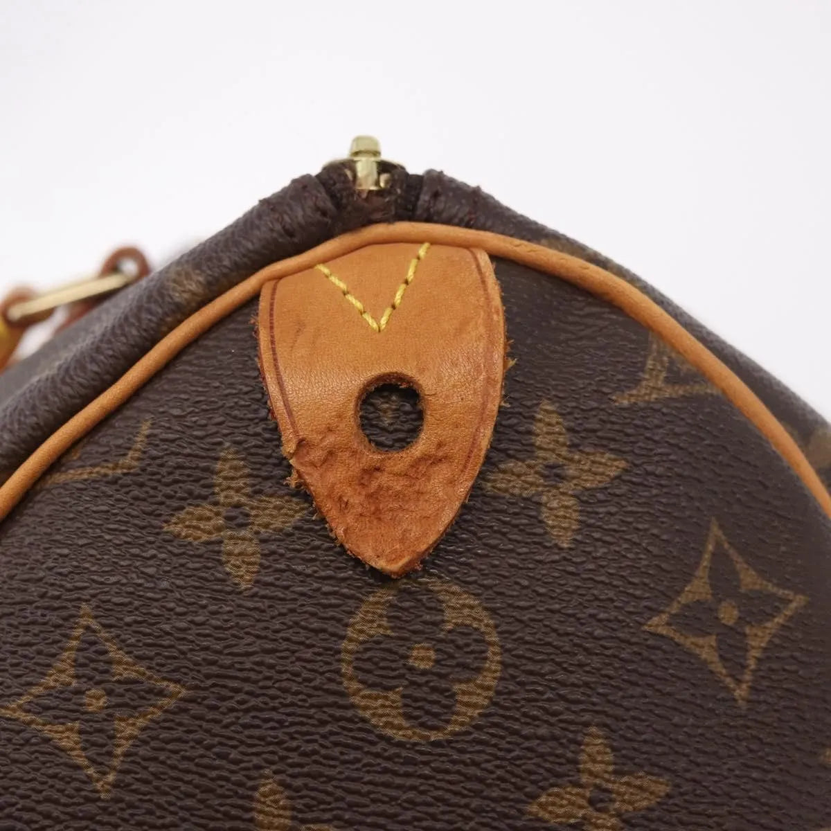 Louis Vuitton Speedy Monogram Canvas Brown Canvas Handbag (Pre-Owned)