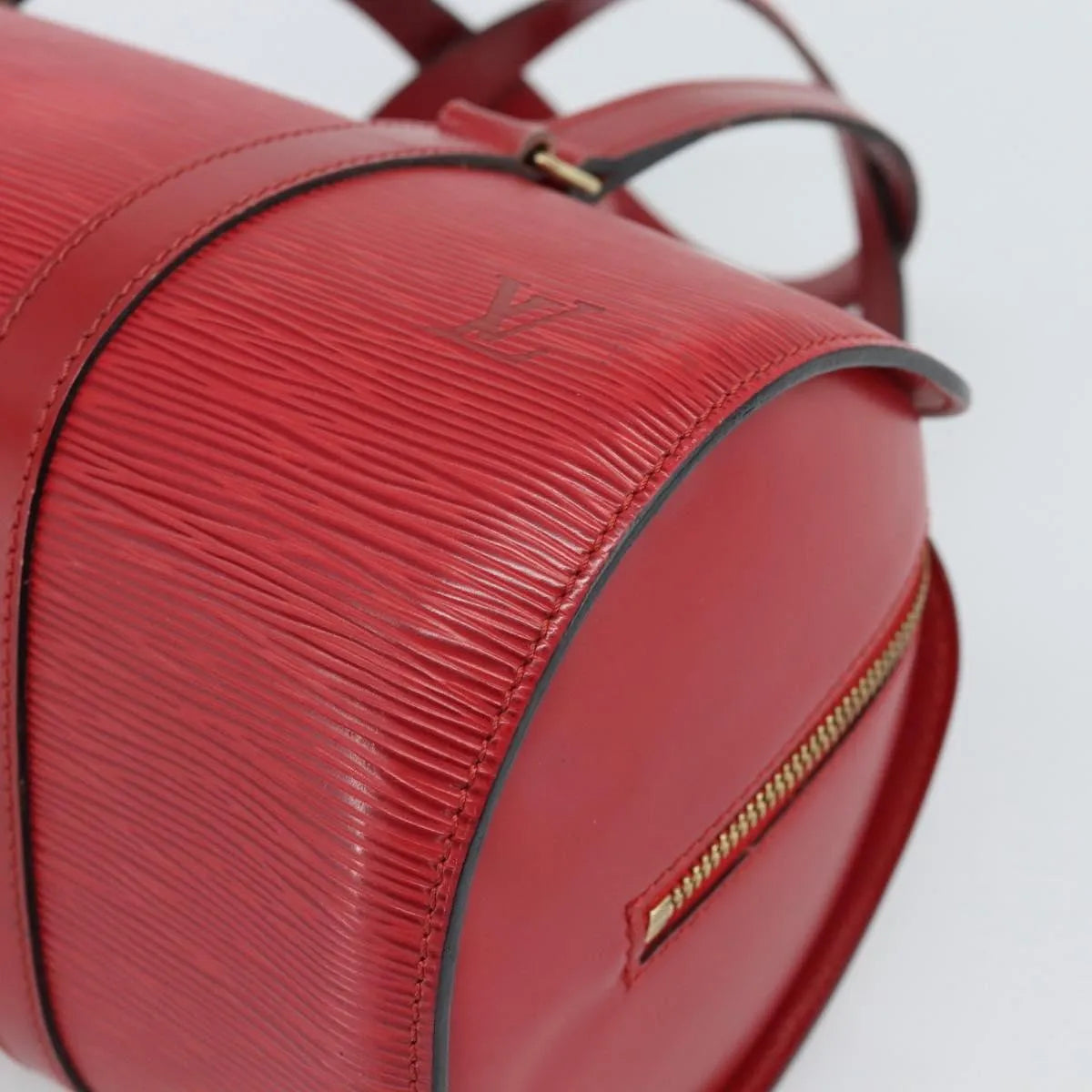Louis Vuitton Soufflot Epi Leather Red Leather Handbag (Pre-Owned)