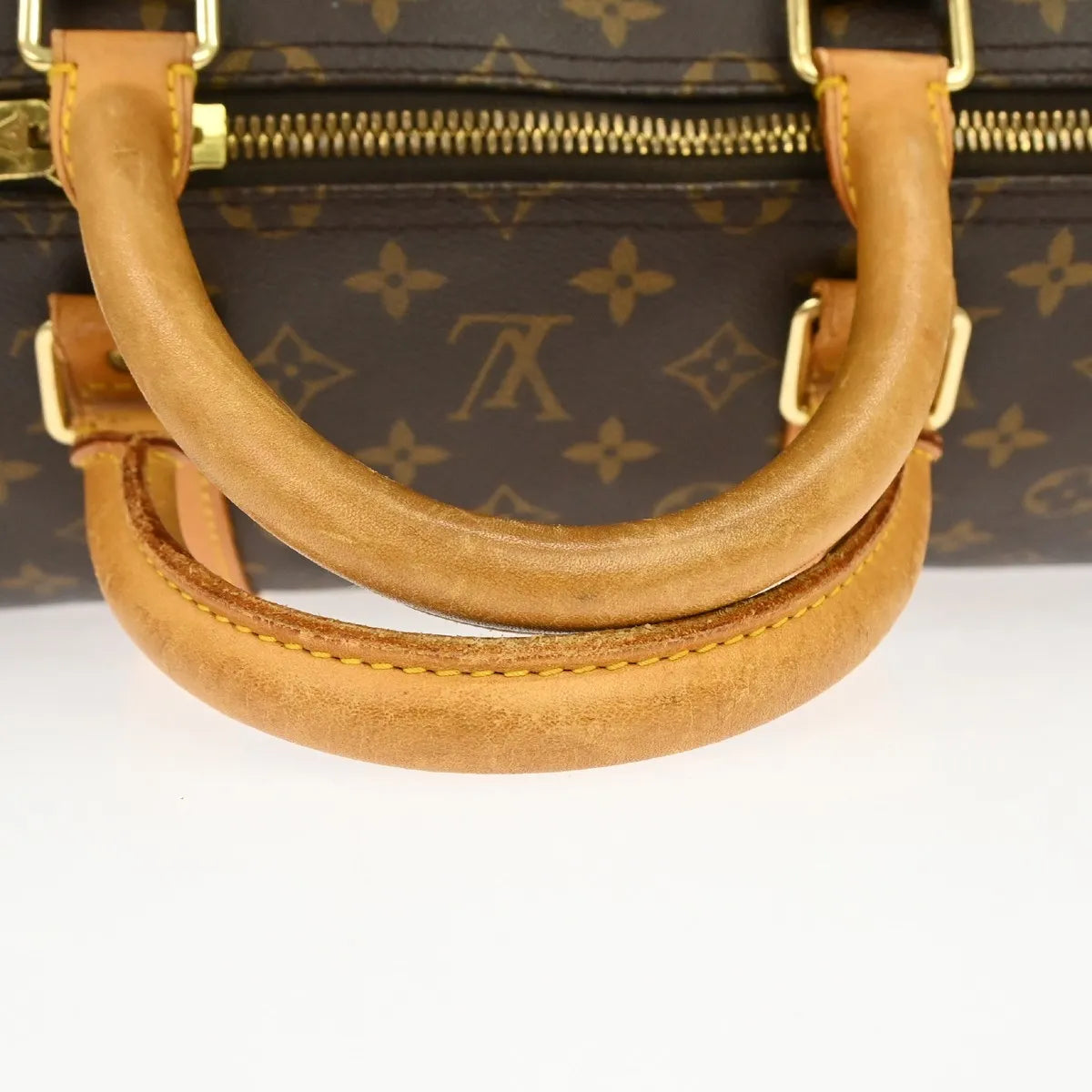 Louis Vuitton Keepall Monogram Brown Canvas Travel Bag Bag (Pre-Owned)