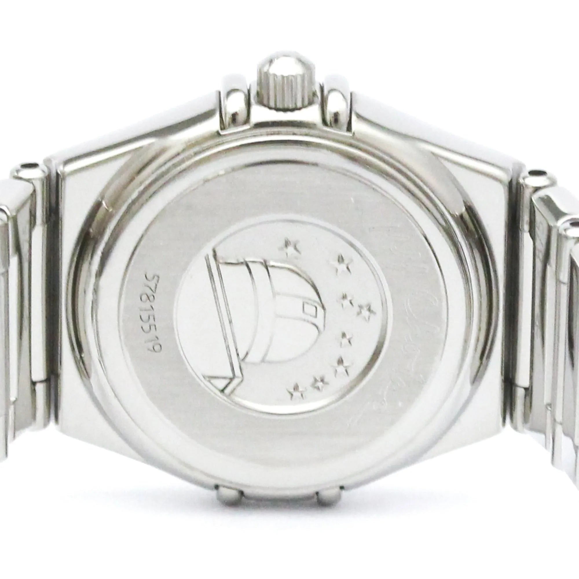 Omega Constellation Quartz Stainless Steel With Diamond Bezel Watch (Pre-Owned)