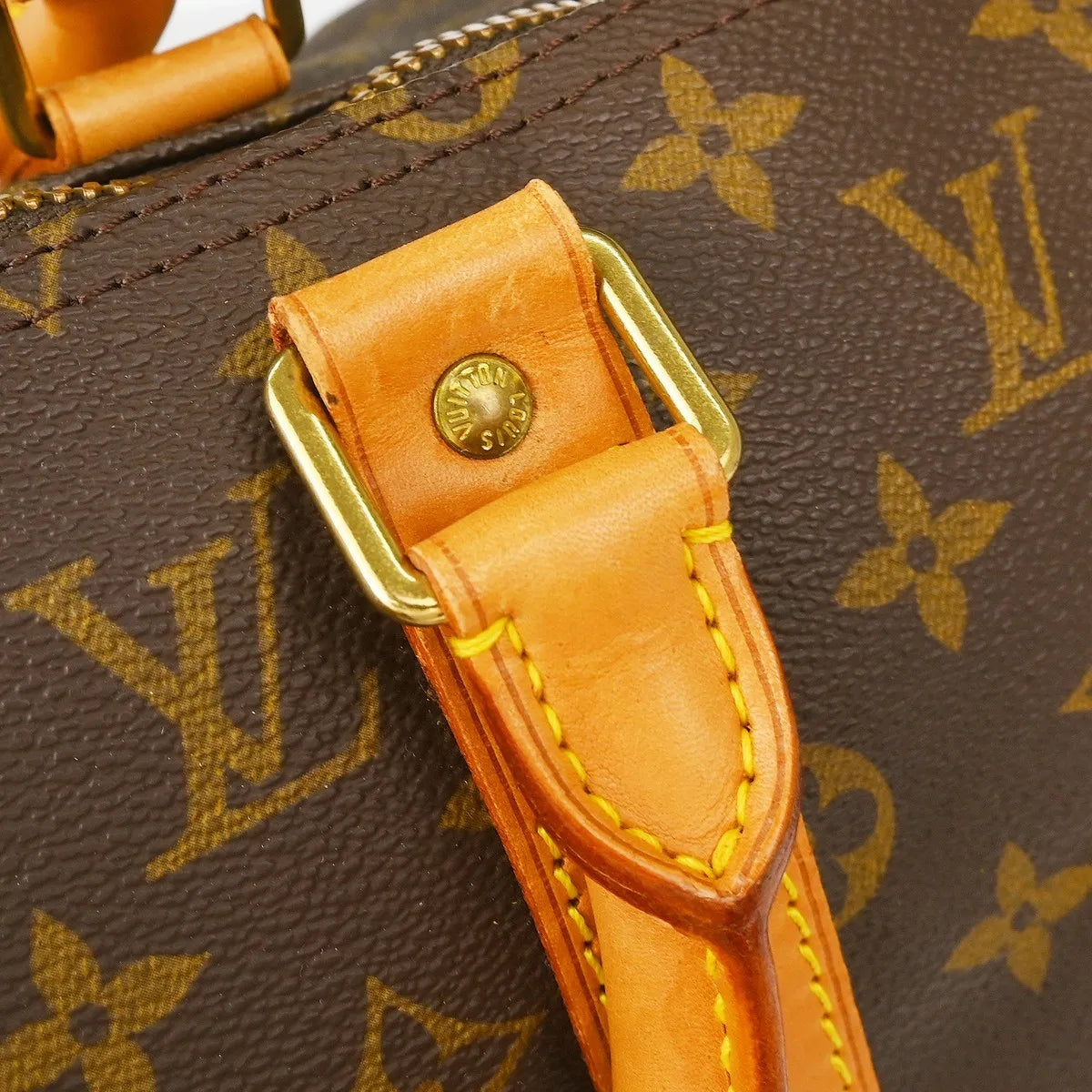 Louis Vuitton Keepall Monogram Canvas Brown Canvas Travel Bag Bag (Pre-Owned)
