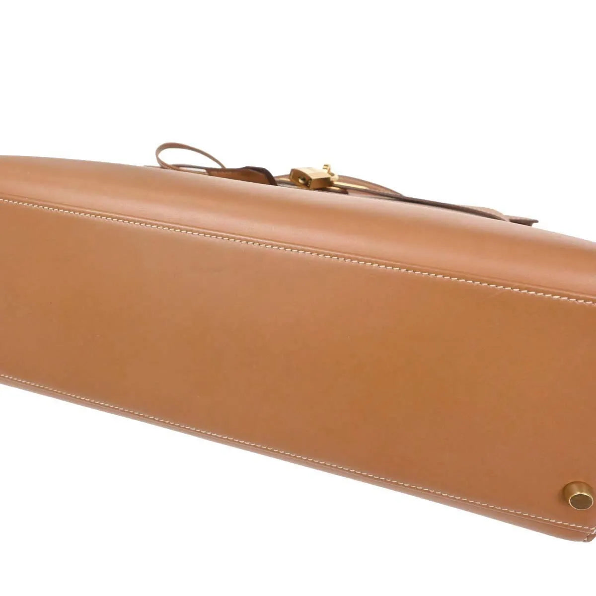 Hermes Kelly Sellier Chamonix Neutral Leather Handbag (Pre-Owned)