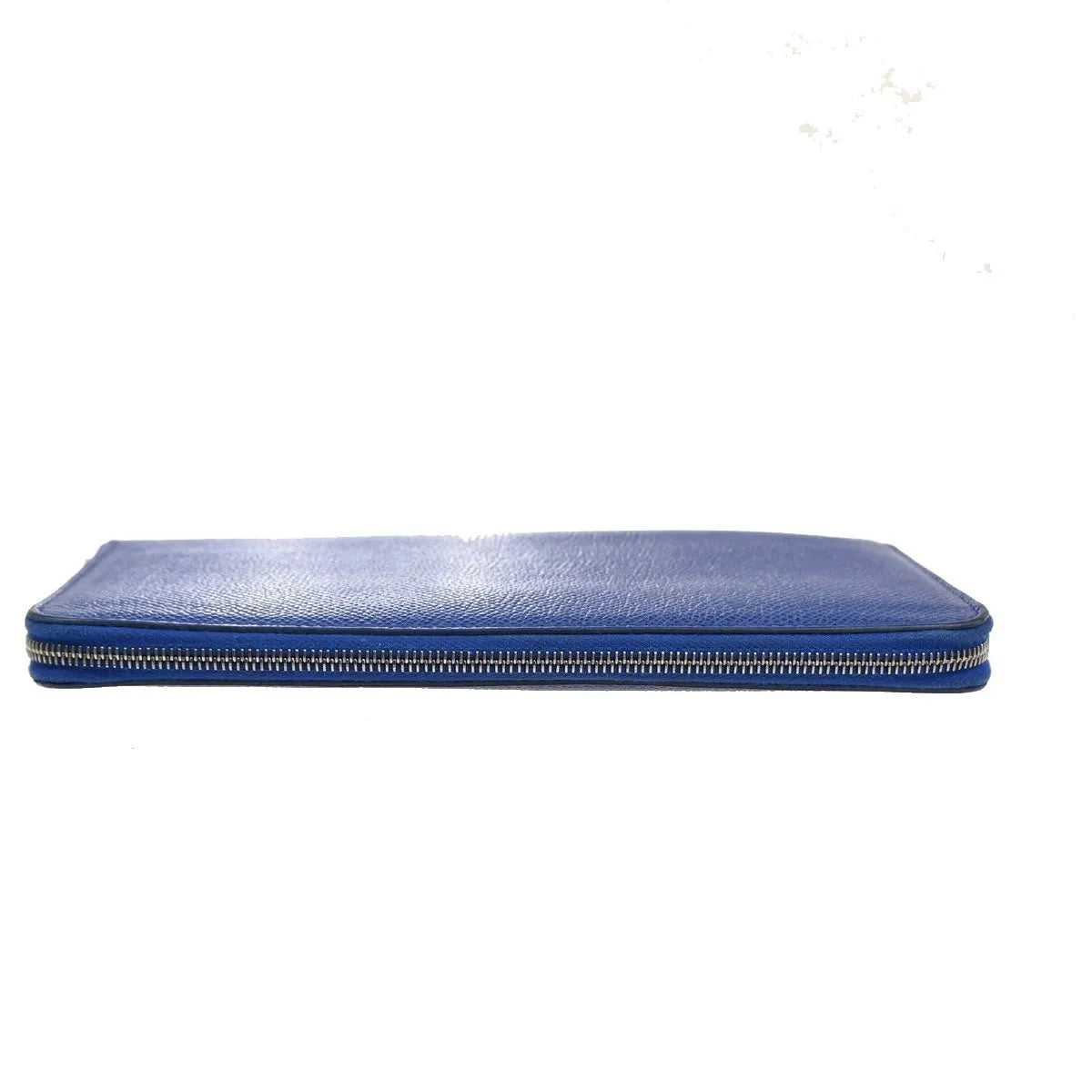 Hermes Azap Zip Around Silk'in Epsom Blue Leather Wallets Accessory (Pre-Owned)