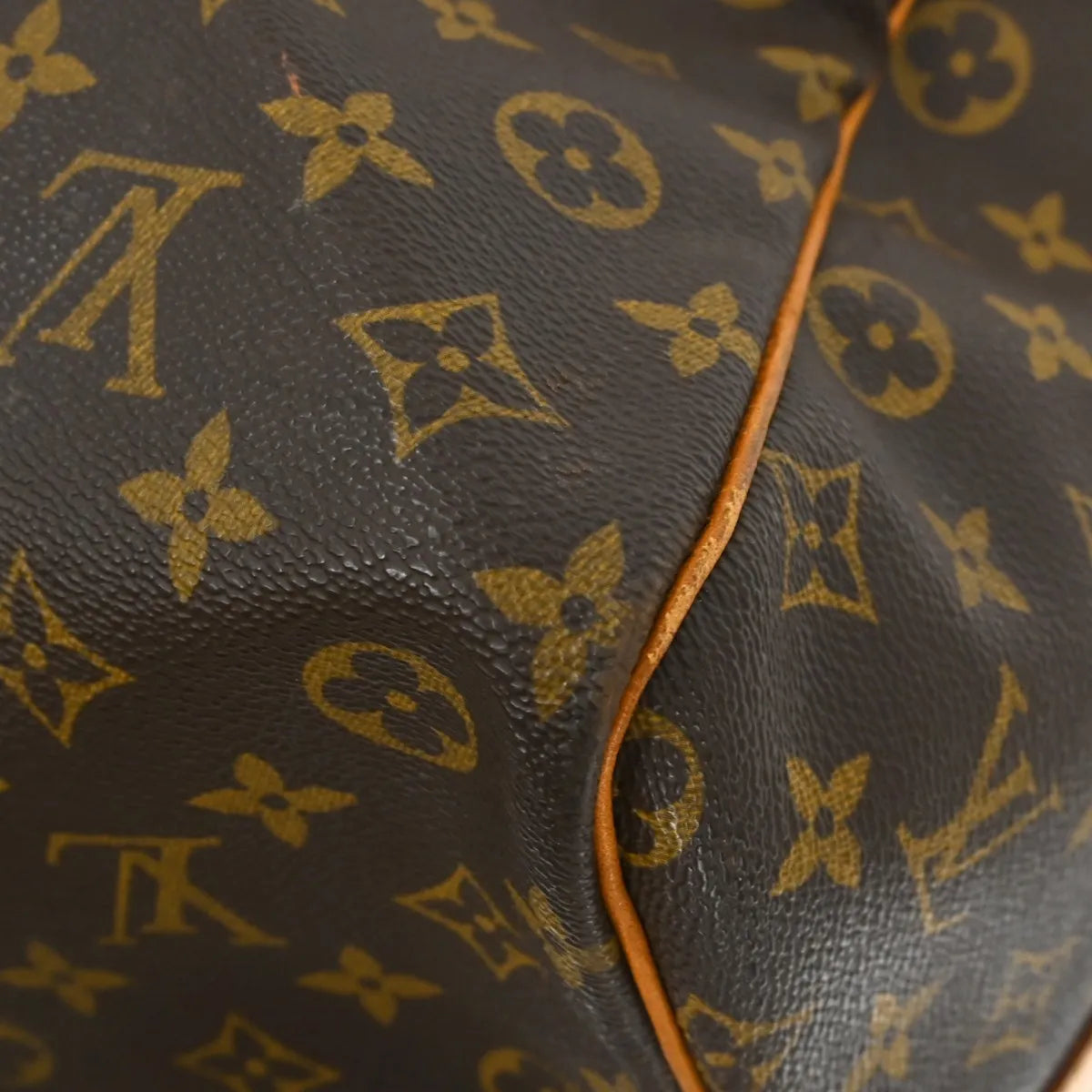 Louis Vuitton Keepall Bandouliere Bag Monogram Canvas Brown Canvas Travel Bag Bag (Pre-Owned)
