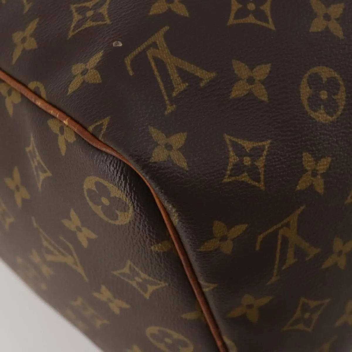 Louis Vuitton Keepall Monogram Canvas Brown Canvas Travel Bag Bag (Pre-Owned)
