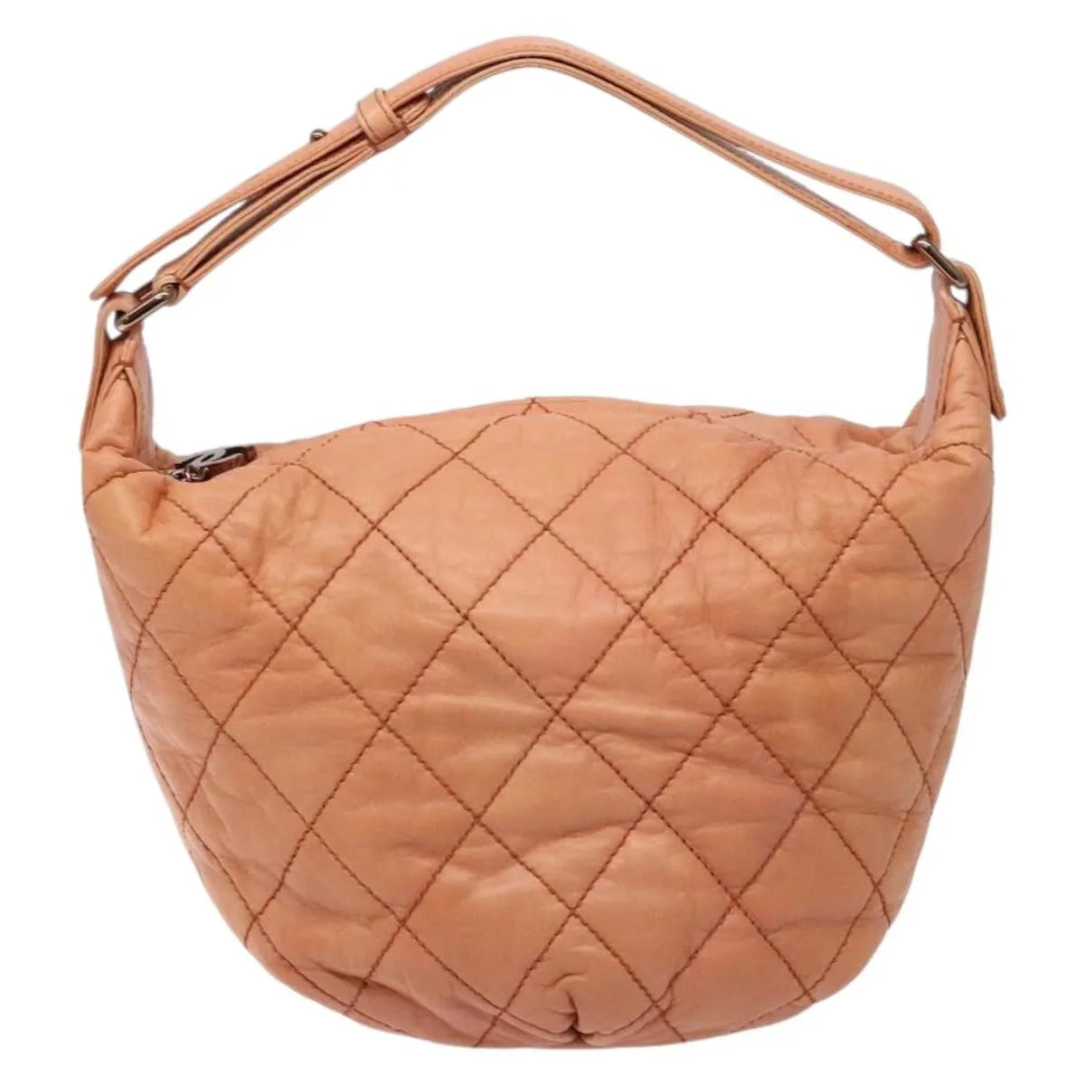 Chanel Cloudy Bundle Hobo Quilted Lambskin Purple Leather Shoulder Bag Bag (Pre-Owned)
