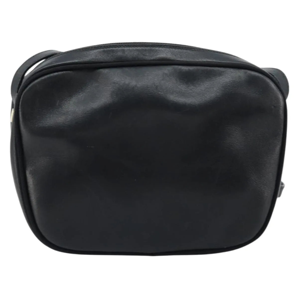 Salvatore Ferragamo Vala Leather Navy Leather Shoulder Bag Bag (Pre-Owned)
