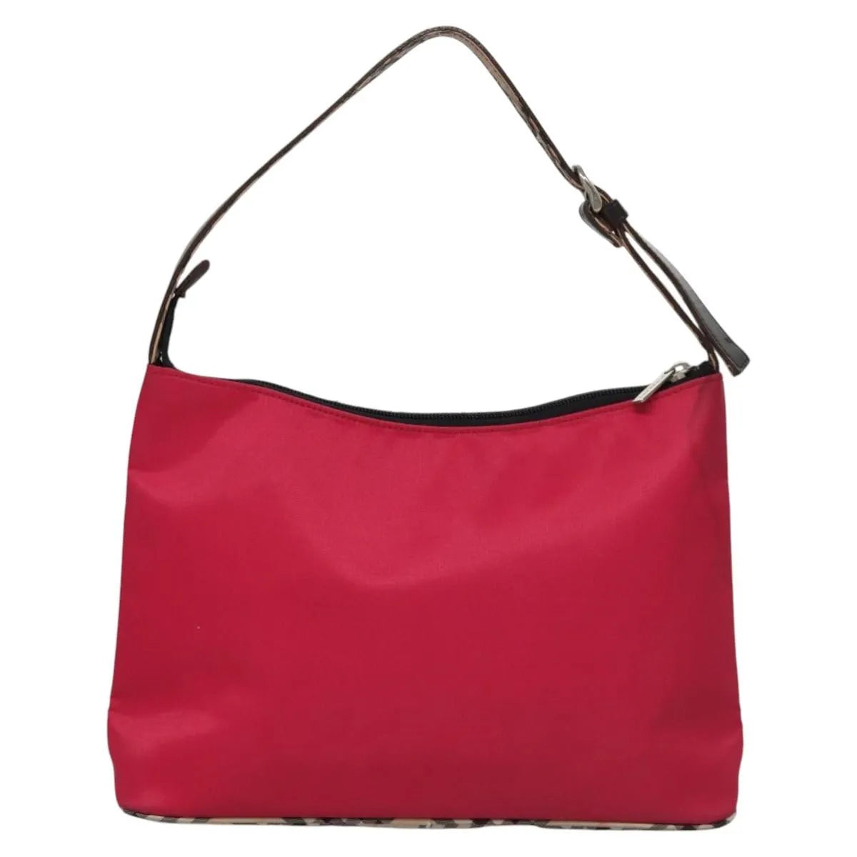 Burberry Nova Check Blue Label Nylon Pink Nylon Shoulder Bag Bag (Pre-Owned)