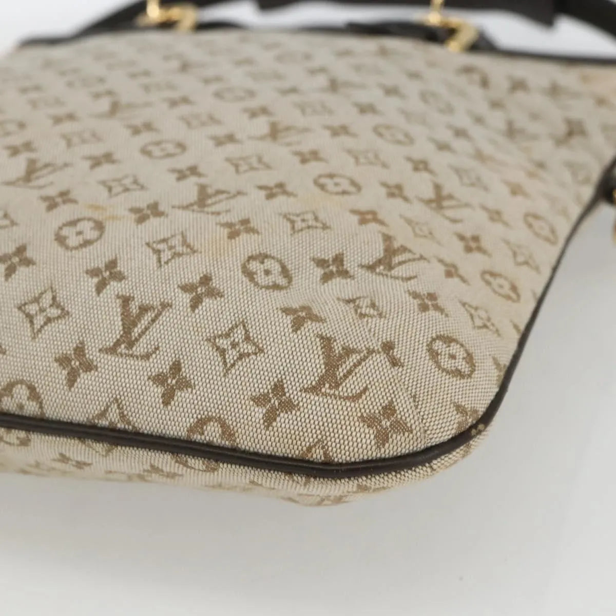 Louis Vuitton Francoise Mini Lin Khaki Canvas Tote Bag Bag (Pre-Owned)