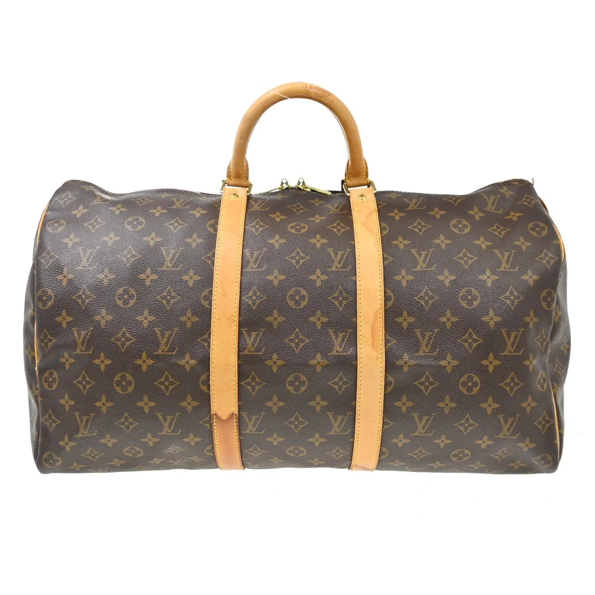 Louis Vuitton Keepall Monogram Canvas Brown Canvas Travel Bag Bag (Pre-Owned)