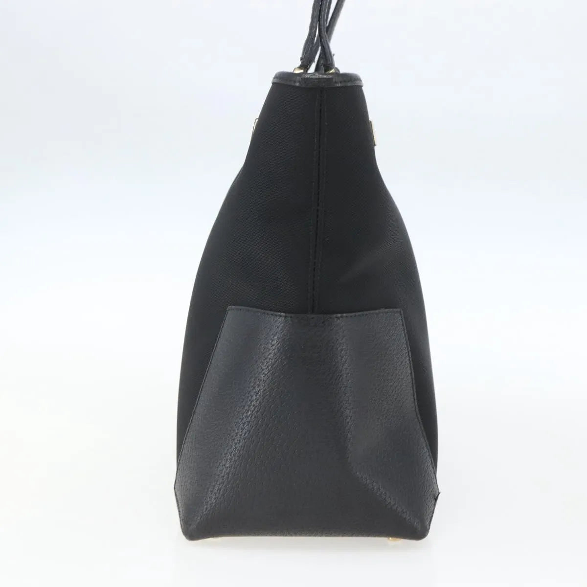 Salvatore Ferragamo Vintage Nylon Black Nylon Tote Bag Bag (Pre-Owned)