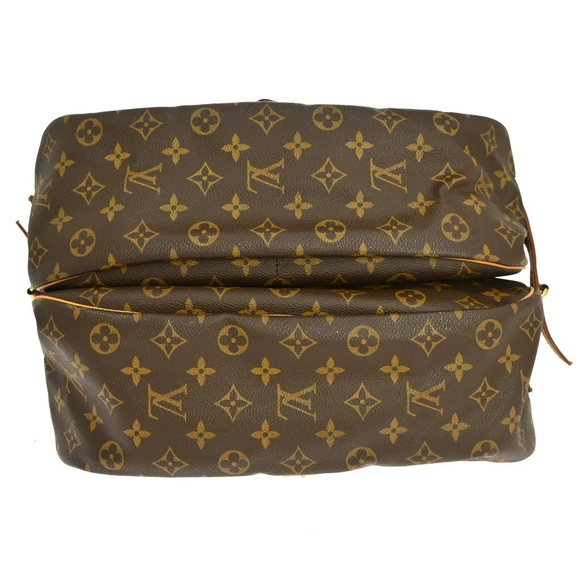 Louis Vuitton Saumur Monogram Canvas Brown Canvas Shoulder Bag Bag (Pre-Owned)