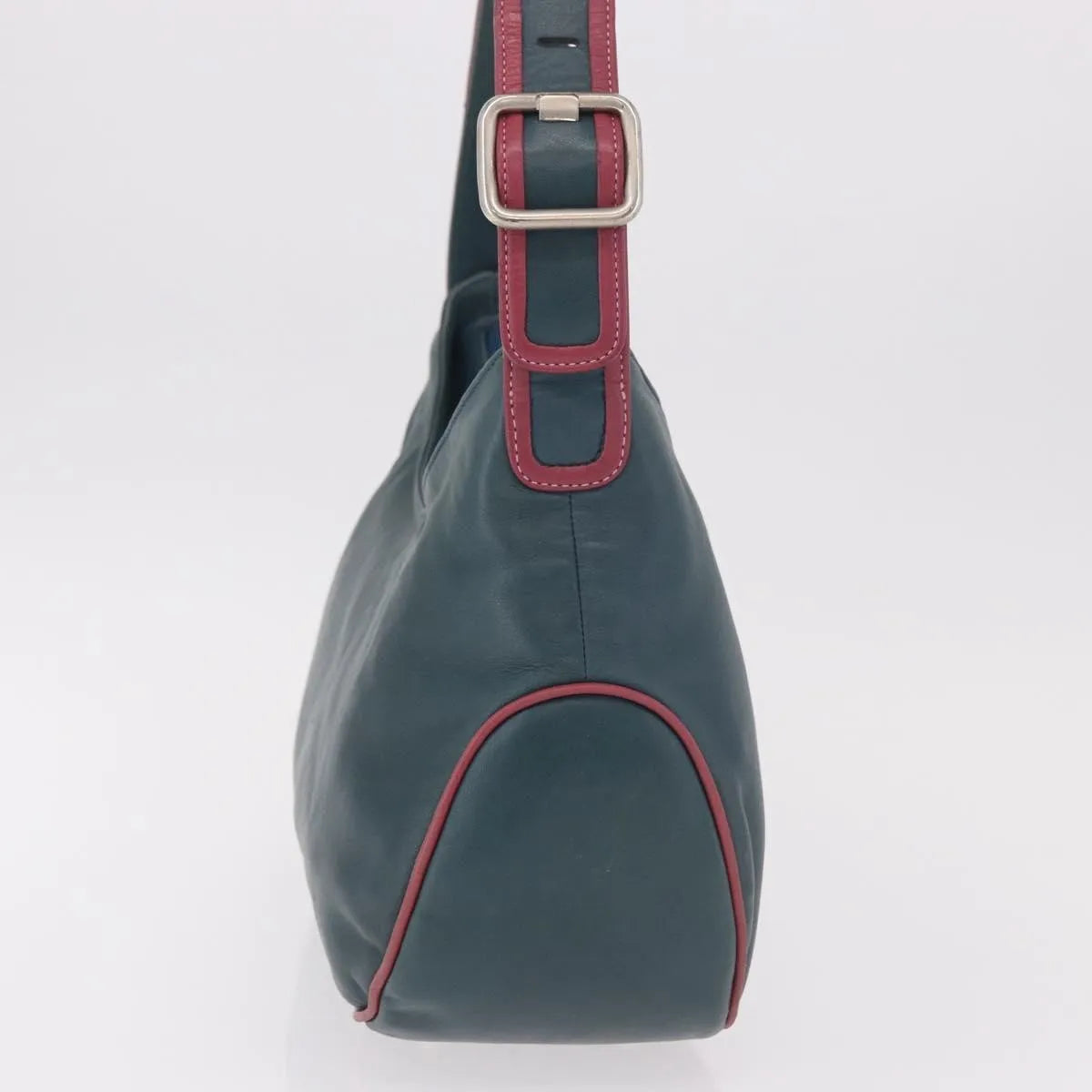 Loewe Vintage Leather Green Leather Shoulder Bag Bag (Pre-Owned)