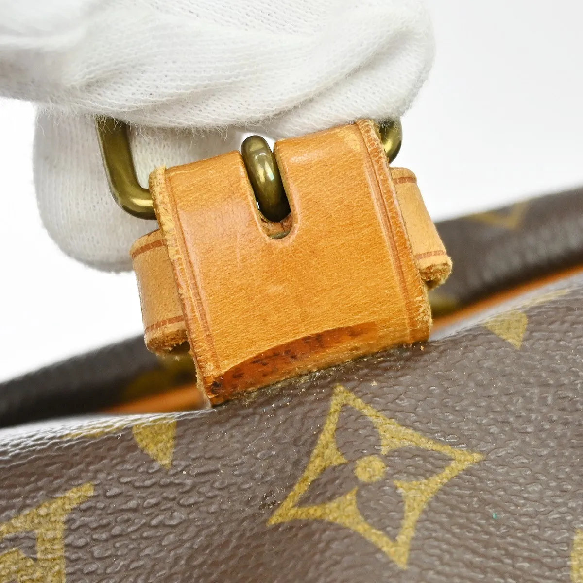 Louis Vuitton Saumur Monogram Canvas Brown Canvas Shoulder Bag Bag (Pre-Owned)