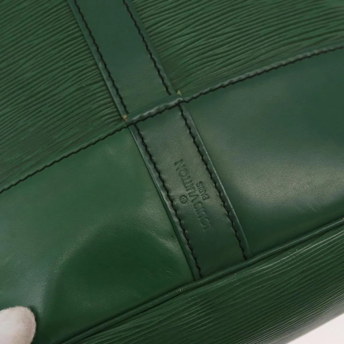 Louis Vuitton Randonnee Epi Leather Green Leather Backpack Bag (Pre-Owned)