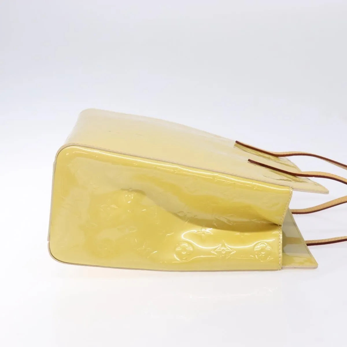 Louis Vuitton Catalina Monogram Vernis Yellow Patent_Leather Tote Bag Bag (Pre-Owned)