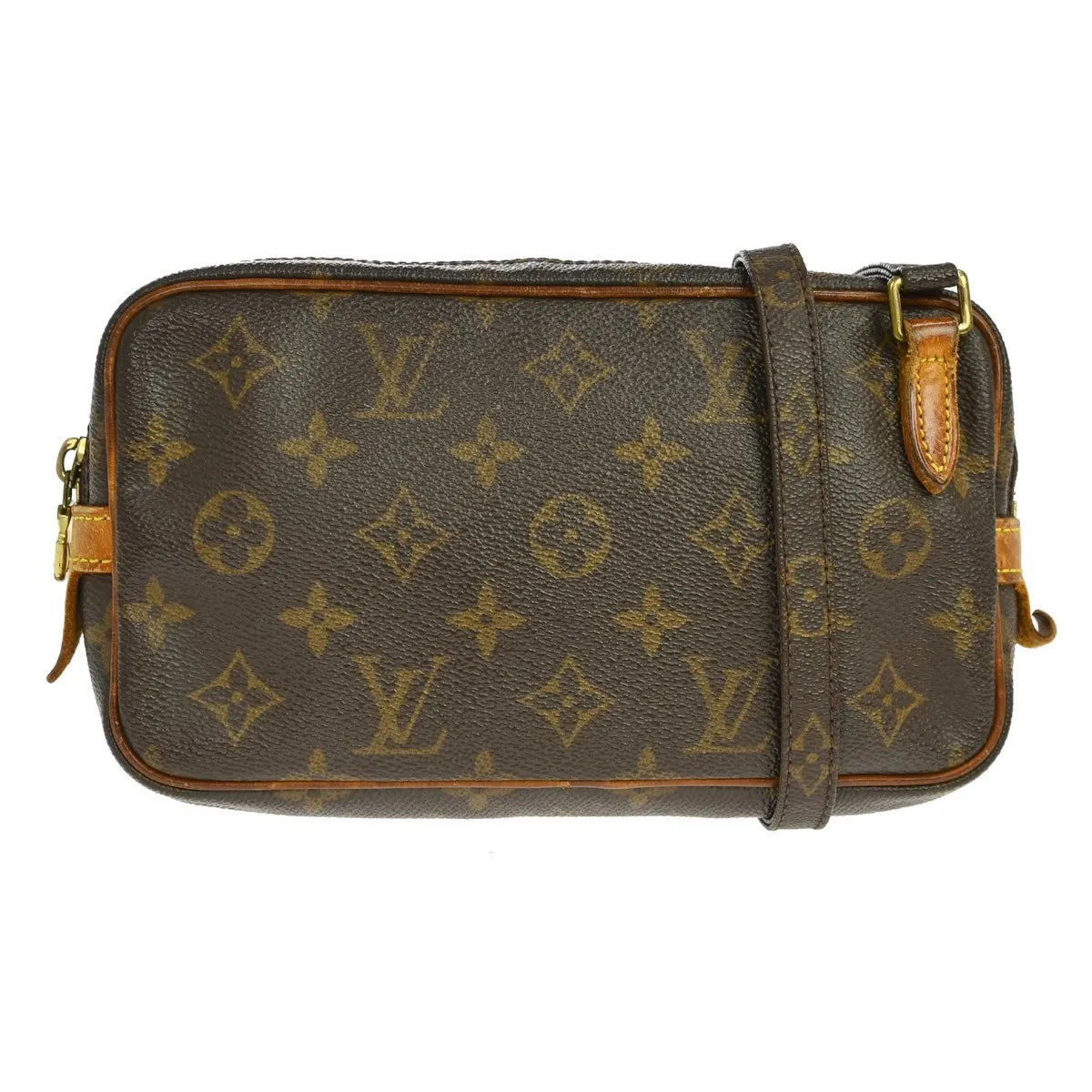 Louis Vuitton Pochette Marly Bandouliere Monogram Canvas Brown Canvas Shoulder Bag Bag (Pre-Owned)