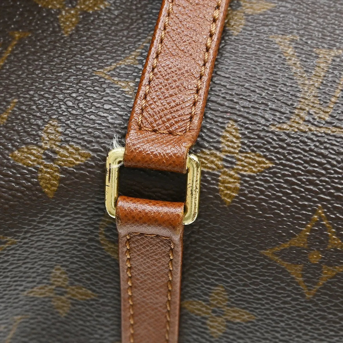 Louis Vuitton Papillon Handbag Monogram Canvas Brown Canvas Handbag (Pre-Owned)