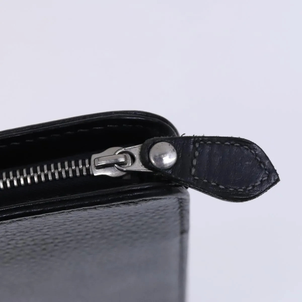 Burberry Vintage Leather Black Leather Briefcase Bag (Pre-Owned)