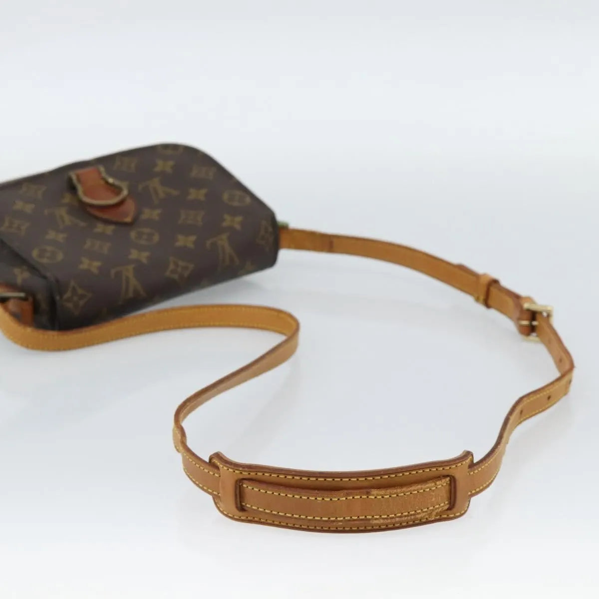 Louis Vuitton Saint Cloud Monogram Canvas Brown Canvas Shoulder Bag Bag (Pre-Owned)