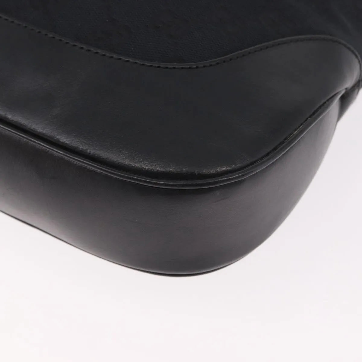 Gucci Vintage Jackie O Hobo Canvas And Leather Black Canvas Shoulder Bag Bag (Pre-Owned)
