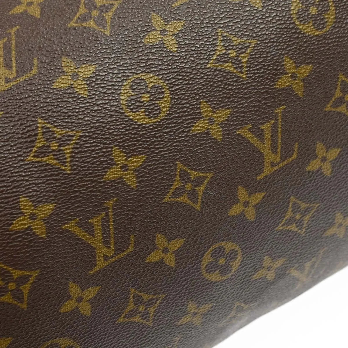 Louis Vuitton Speedy Handbag Monogram Canvas Brown Canvas Handbag (Pre-Owned)