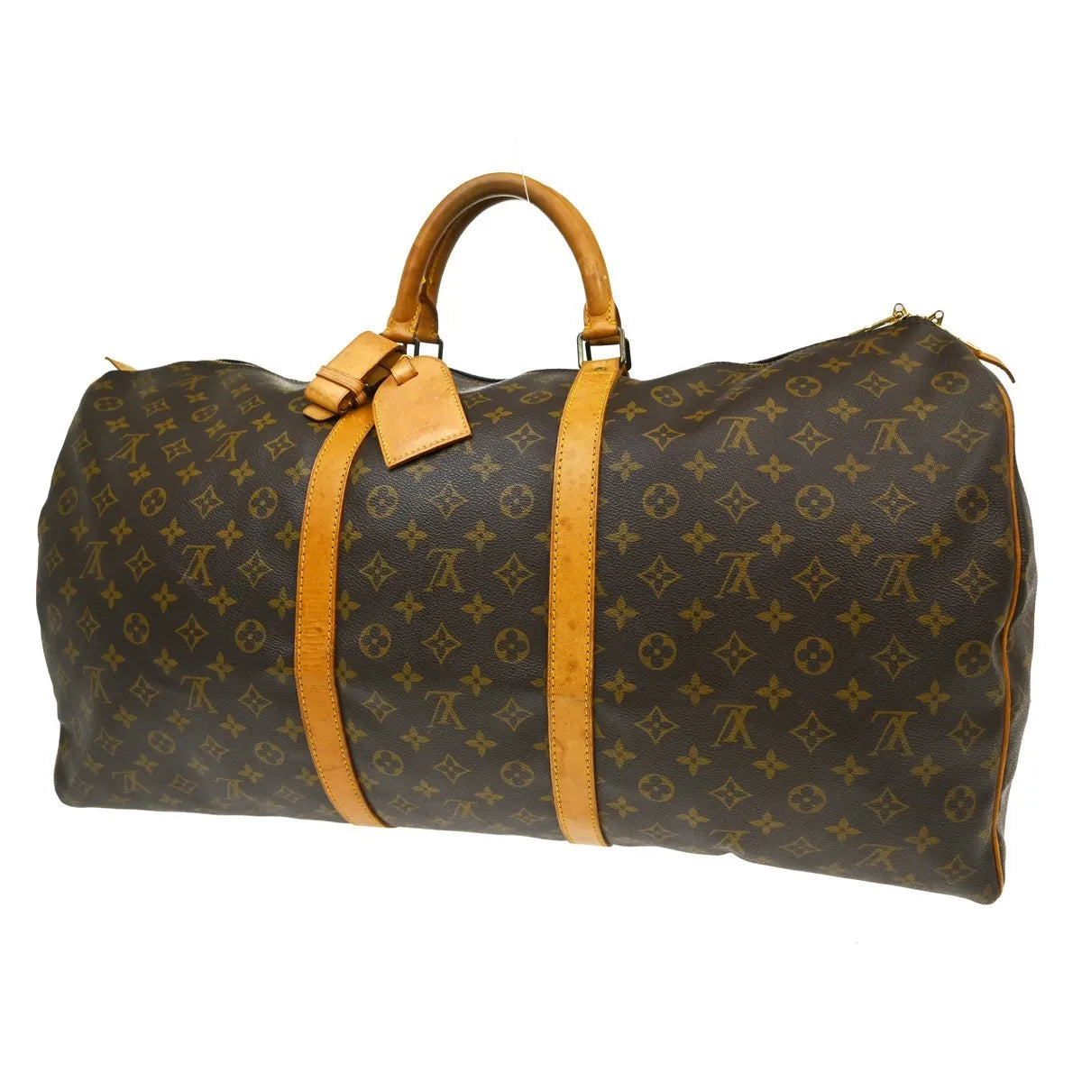 Louis Vuitton Keepall Monogram Canvas Brown Canvas Travel Bag Bag (Pre-Owned)