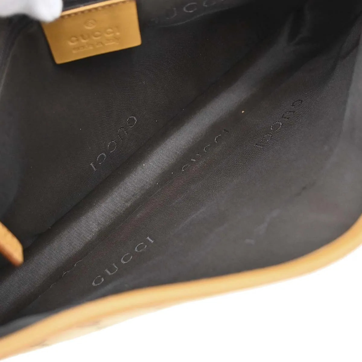 Gucci Vintage Jackie O Chain Hobo Canvas Multicolour Canvas Handbag (Pre-Owned)