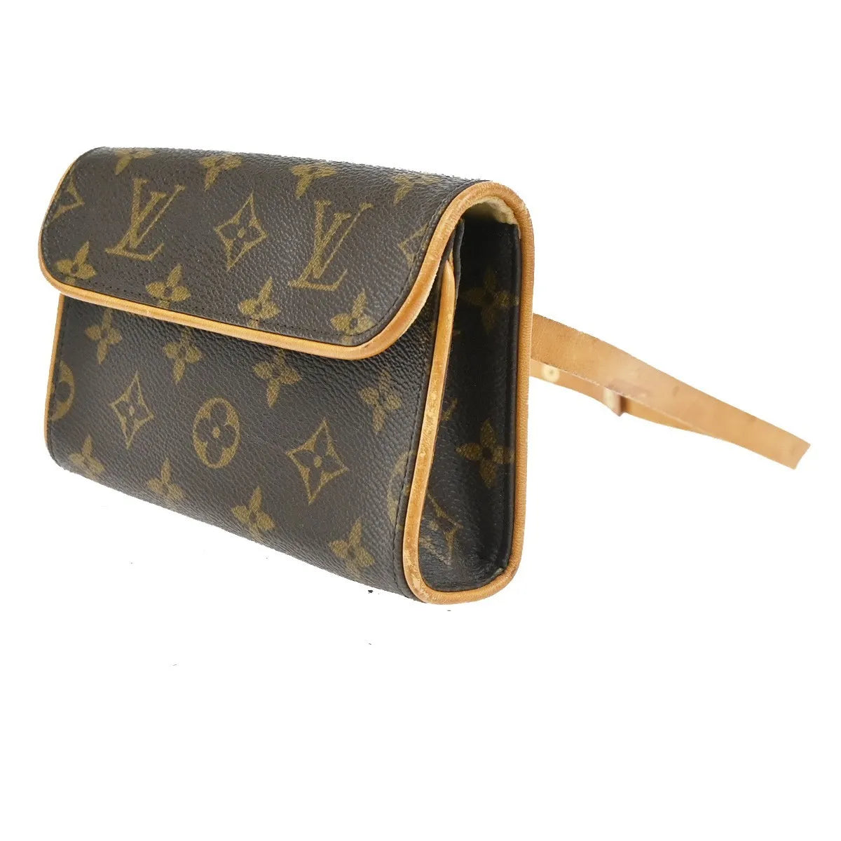 Louis Vuitton Florentine Waist Bag Monogram Brown Canvas Clutche & Pouche Bag (Pre-Owned)