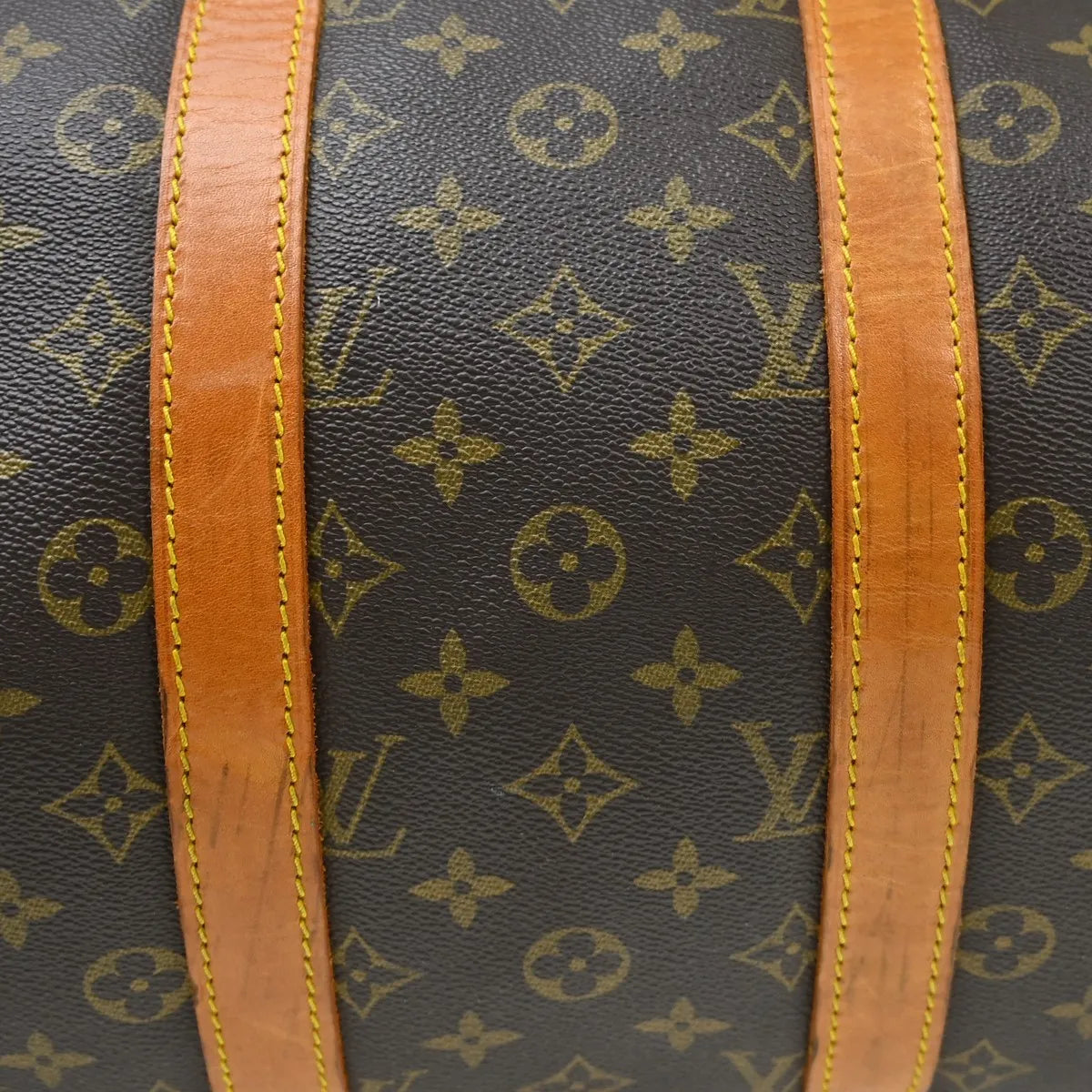 Louis Vuitton Keepall Monogram Canvas Brown Canvas Travel Bag Bag (Pre-Owned)