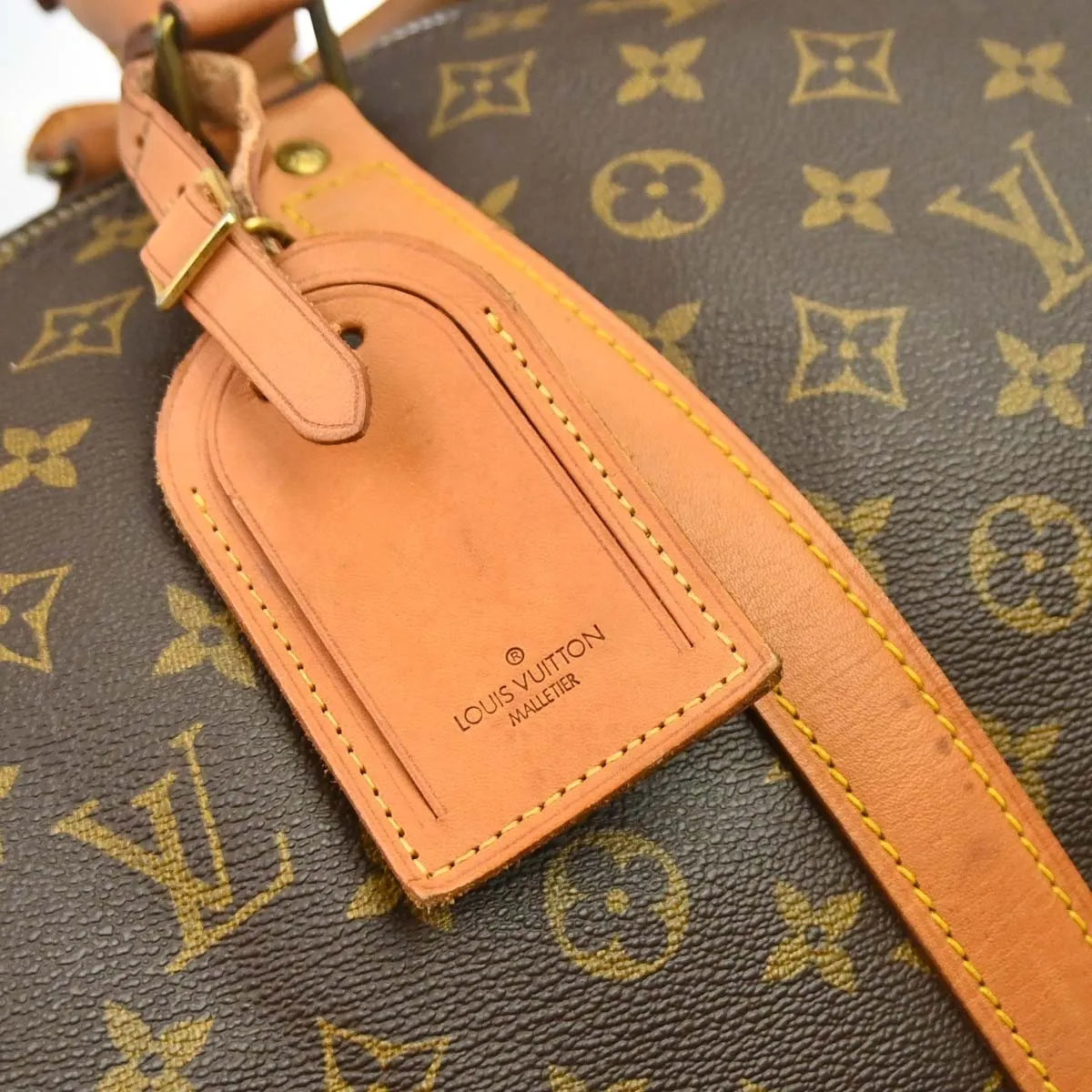 Louis Vuitton Keepall Monogram Canvas Brown Canvas Travel Bag Bag (Pre-Owned)