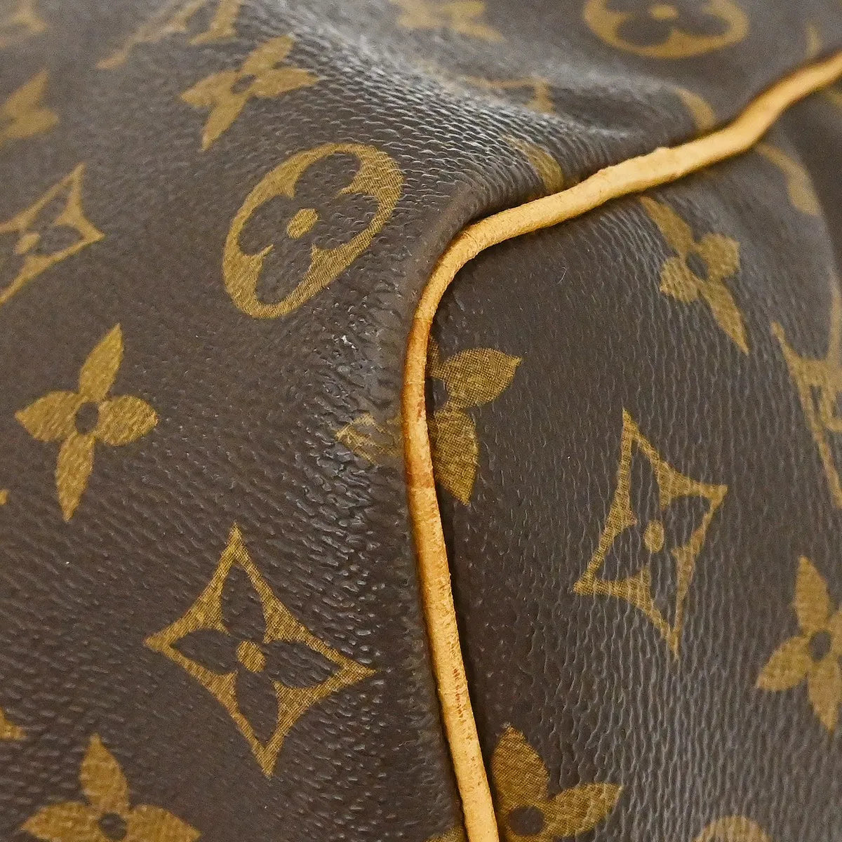 Louis Vuitton Keepall Bandouliere Bag Monogram Canvas Brown Canvas Travel Bag Bag (Pre-Owned)