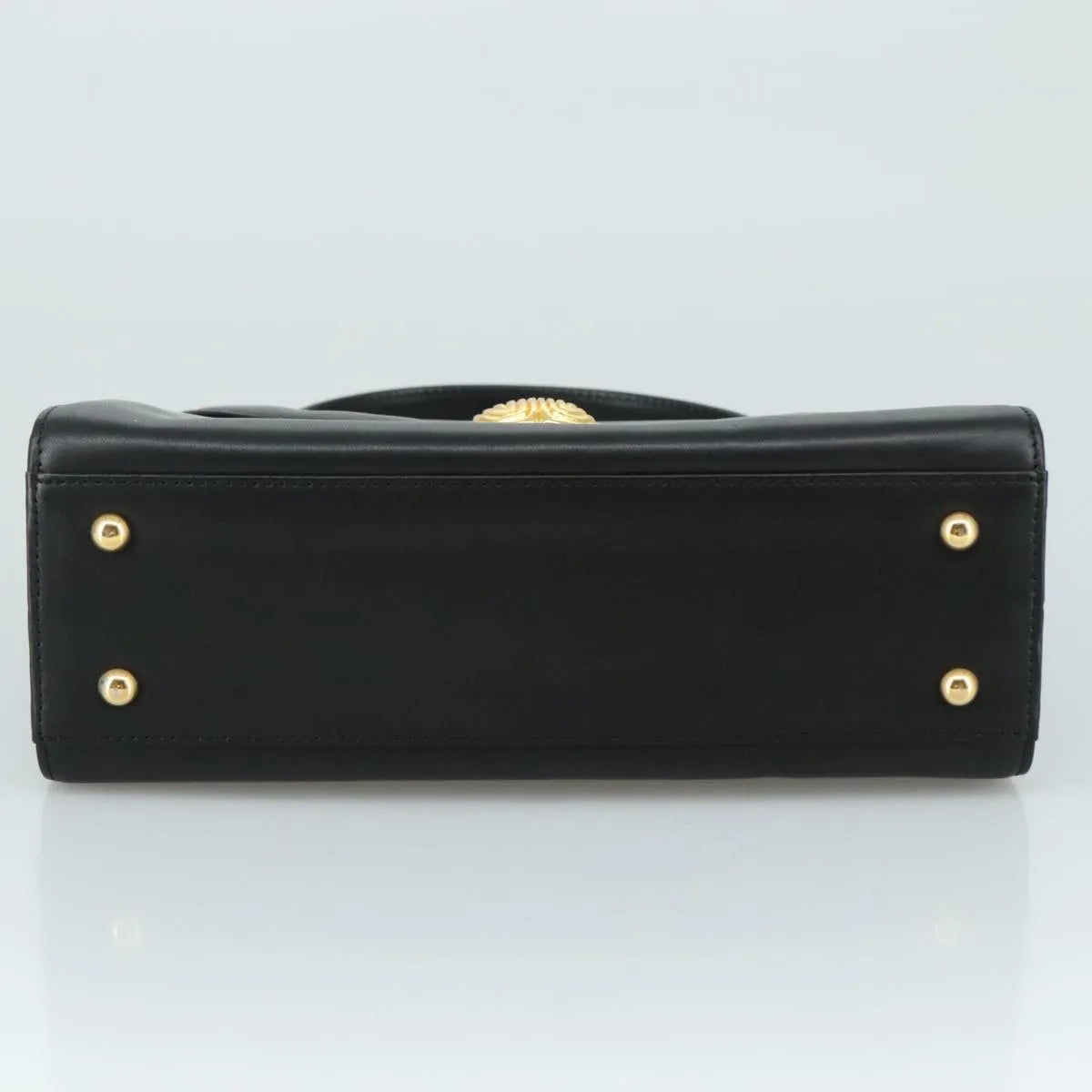 Givenchy Vintage Leather Black Leather Handbag (Pre-Owned)