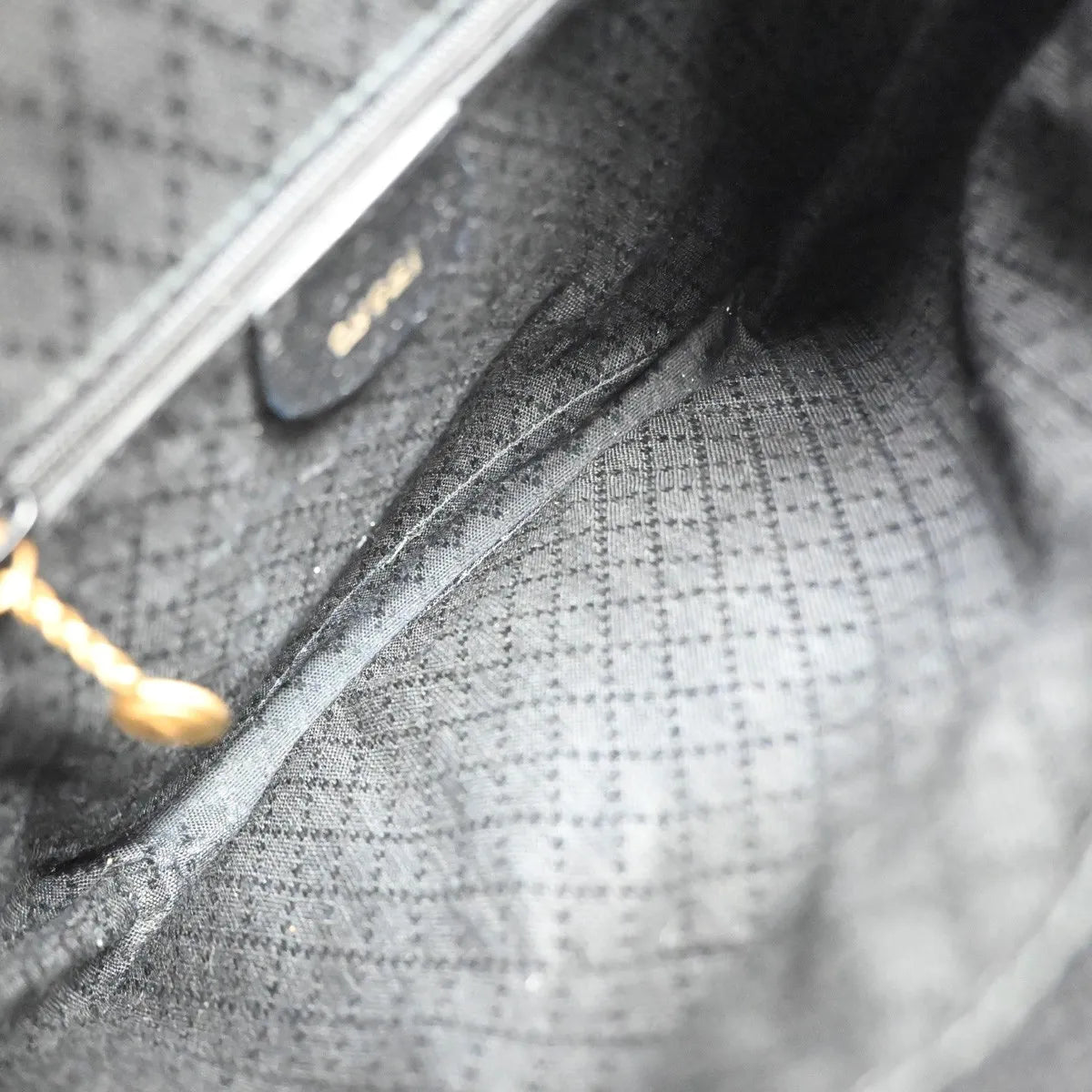 Gucci Vintage Bamboo Suede Black Suede Backpack Bag (Pre-Owned)